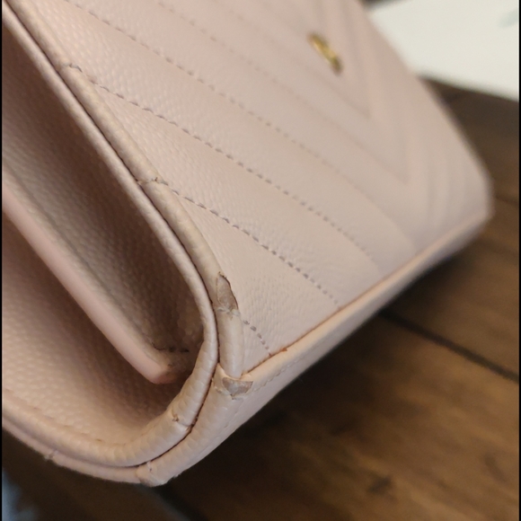 Ysl monogram wallet on chain blush nude - Picture 7 of 9